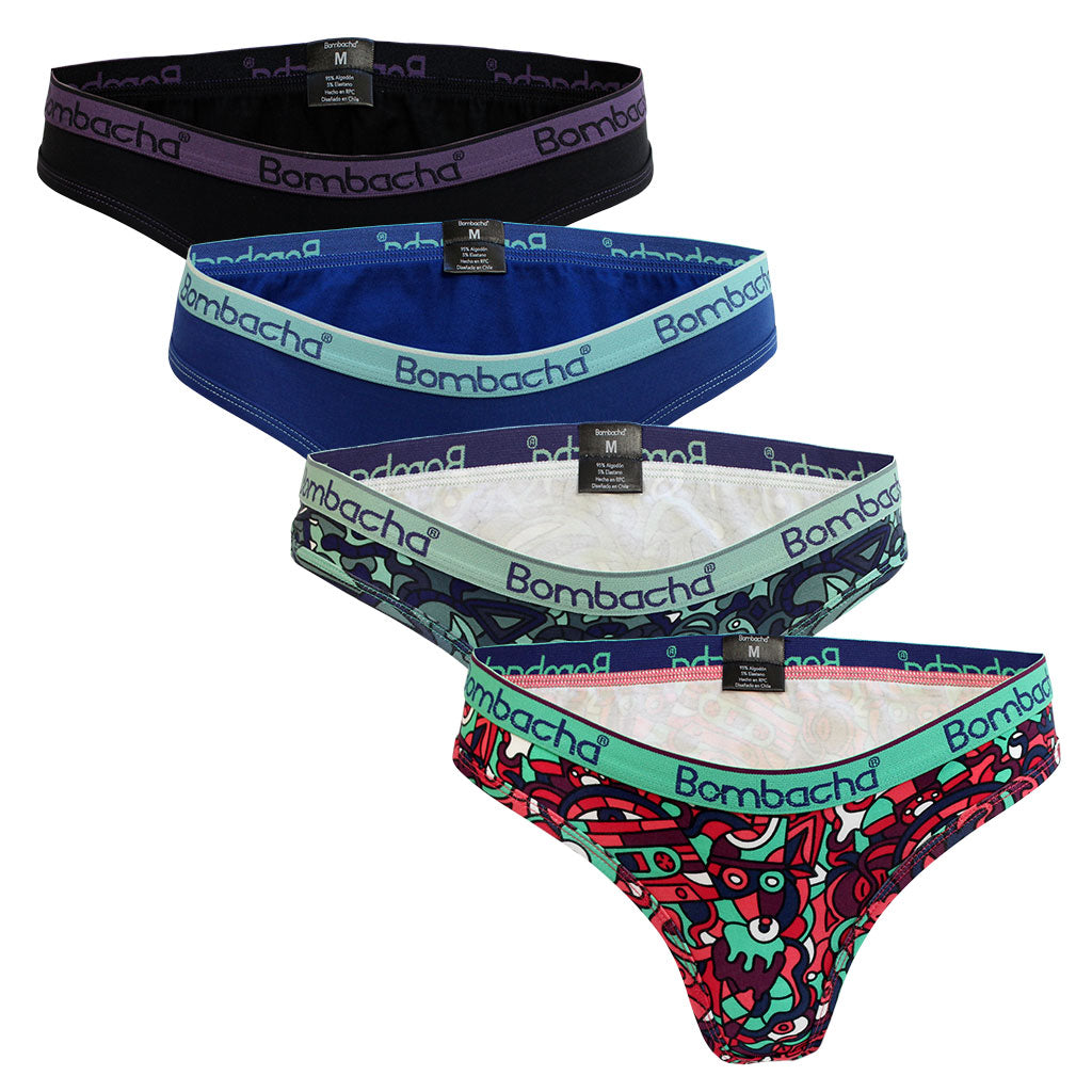 Pack 4 Colaless Diseño Mixto