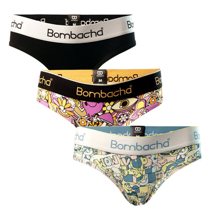 Pack 3 Calzón Bikini Arena, Trippy & Clásico