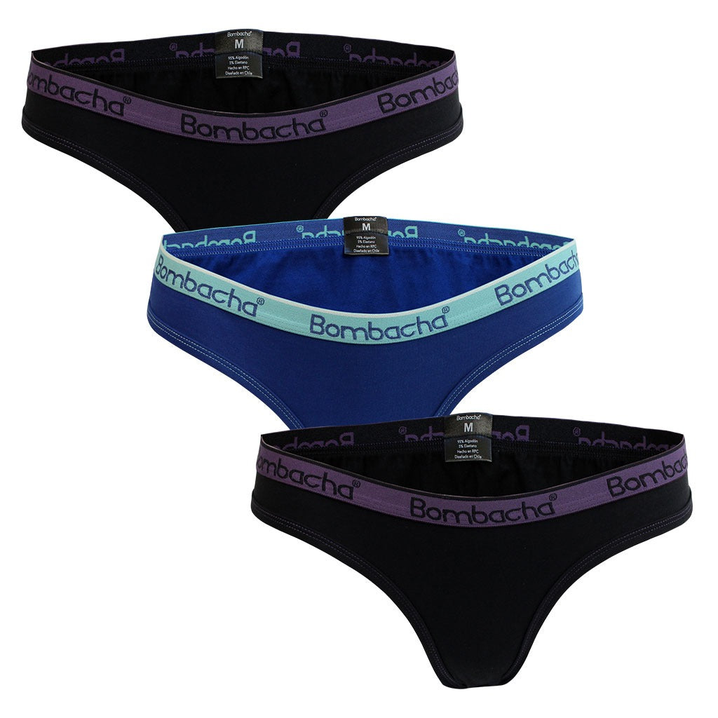Pack 3 Colaless Dark Navy